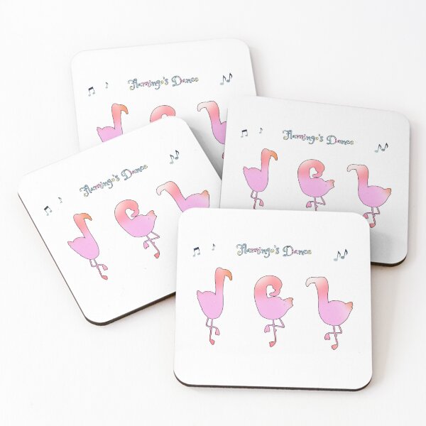 Item preview, Flamingo's dance Stickers - funny flamingo quote designed and sold by NathBros.