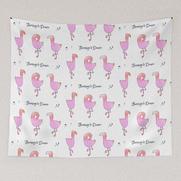 Item preview, Flamingo's dance Stickers - funny flamingo quote designed and sold by NathBros.