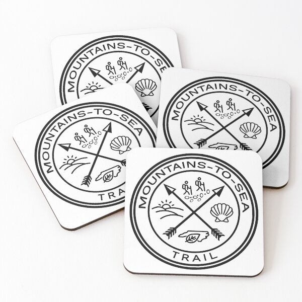 Item preview, Mountains-to-Sea Trail Arrows Black and White designed and sold by VanyaKar.
