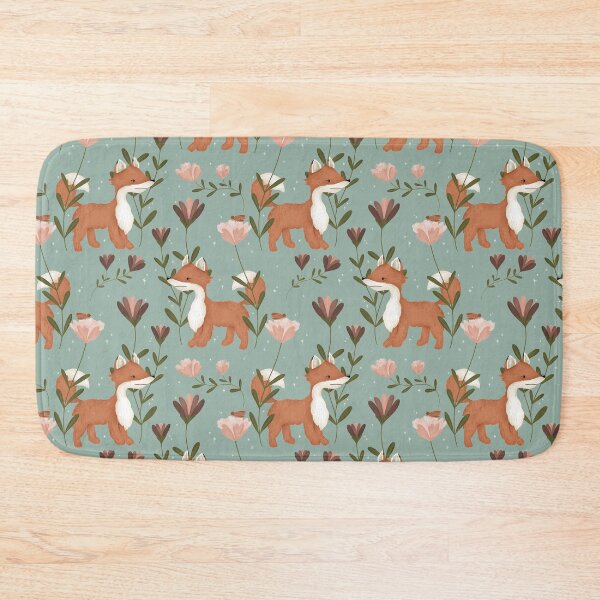 Item preview, Little Floral Fox designed and sold by OranelloDesigns.
