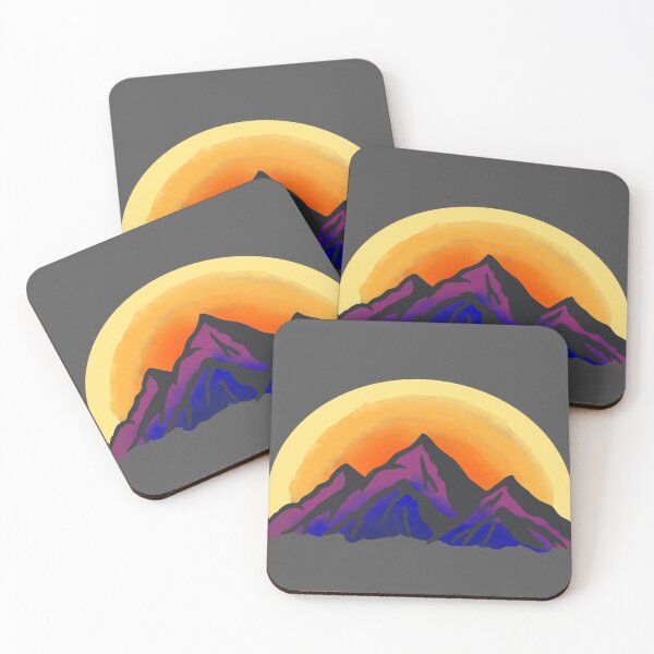 Item preview, mountain sunset designed and sold by Sydney Layton.