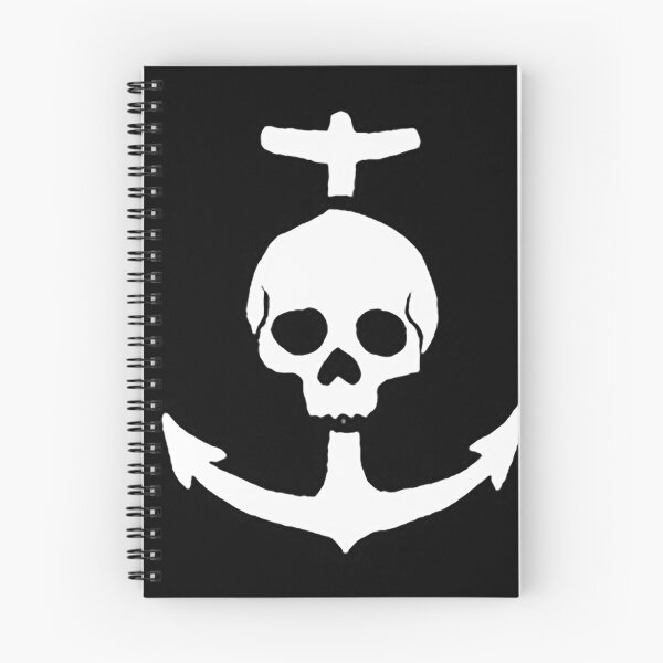 Item preview, Bandera pirata: calavera y ancla designed and sold by TheMightyEye.