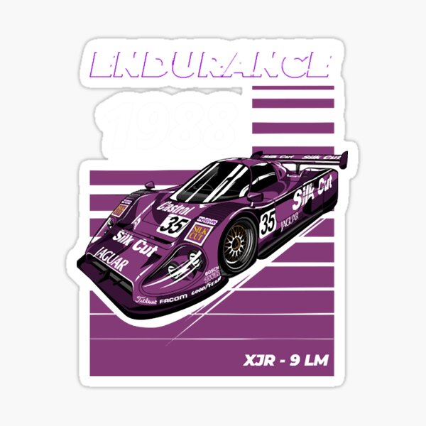 Jaguar XJR -9 LM Violet Sticker
