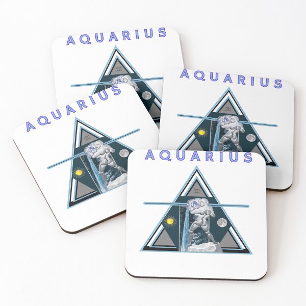 Item preview, Acuario Air Zodiac / Elemento Emblema designed and sold by Starboy Design.