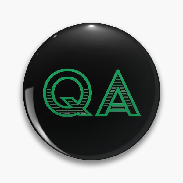 Item preview, QA - Quality Assurance (green text) designed and sold by OlivDesignsCo.