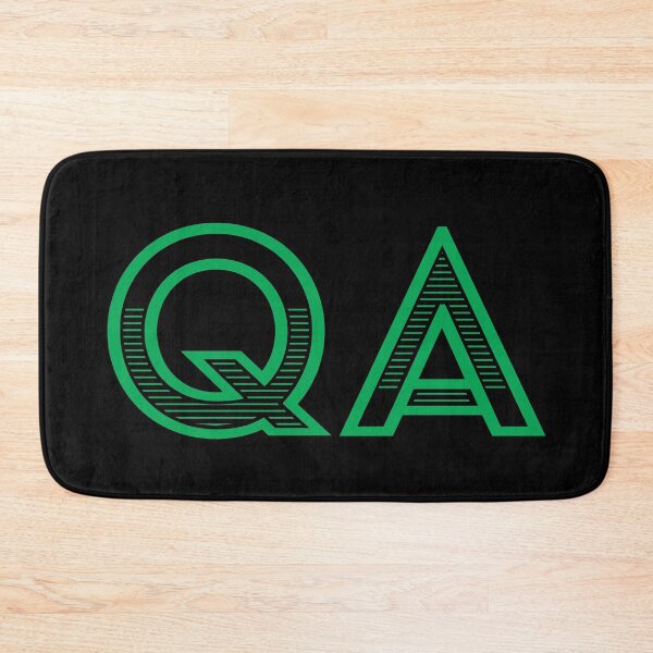 Item preview, QA - Quality Assurance (green text) designed and sold by OlivDesignsCo.