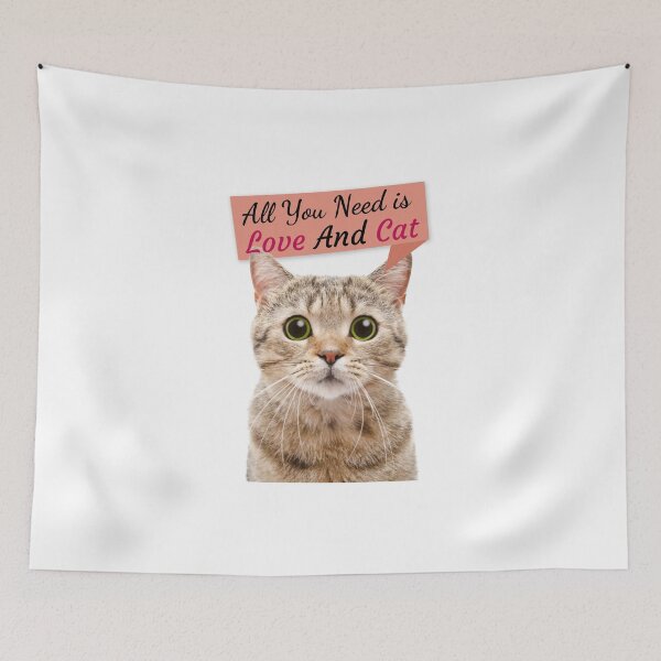 Item preview, All you need is love and cat designed and sold by HarshBrown.