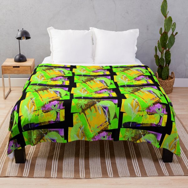 Item preview, Floral Graphic Vibrant Abstraction, NR 2, Graphic Psychedelic Abstract Art, Inspired by Nature-flora designed and sold by TravianDu.