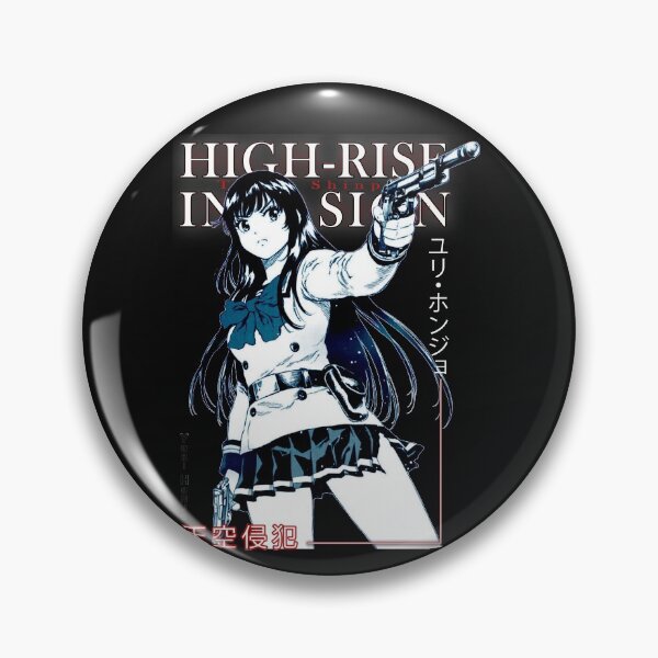 Item preview, High Rise Invasion Poster of Yuri Honjo Tenkuu Shinpan designed and sold by Mr-Whatever.