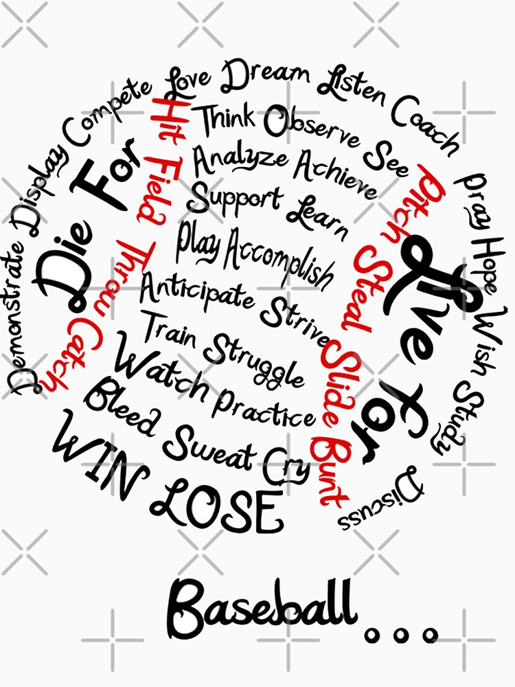 "baseball is life" Tshirt by JTK667 Redbubble baseball tshirts