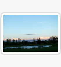 Serene Suburbia Sticker