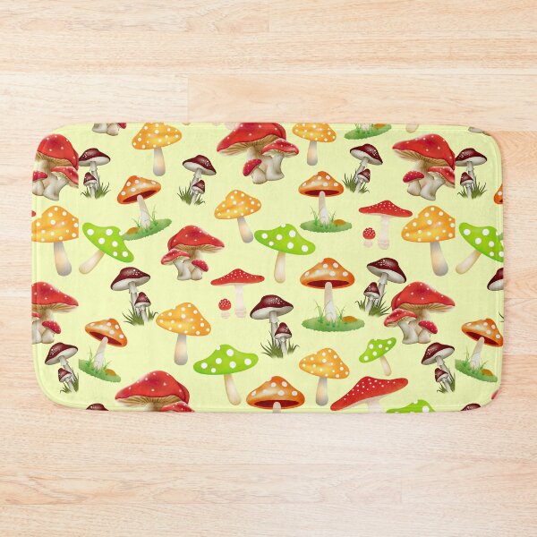 Item preview, PSYCHEDELIC BRIGHT WHIMSICAL COLORFUL MUSHROOM  designed and sold by samArtline.