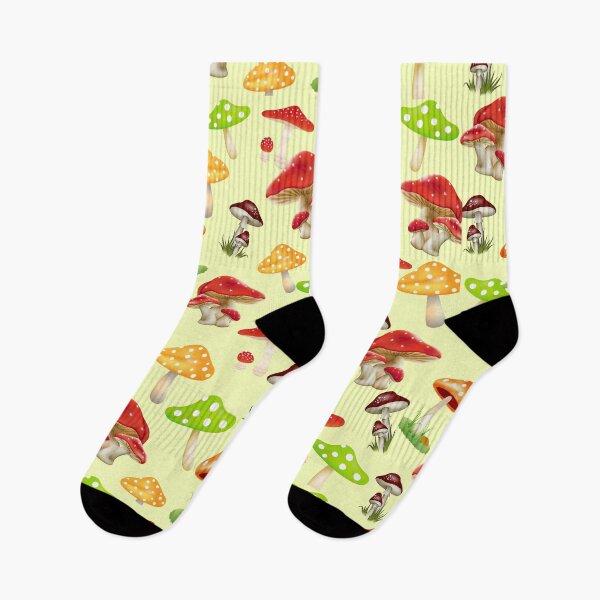 Item preview, PSYCHEDELIC BRIGHT WHIMSICAL COLORFUL MUSHROOM  designed and sold by samArtline.