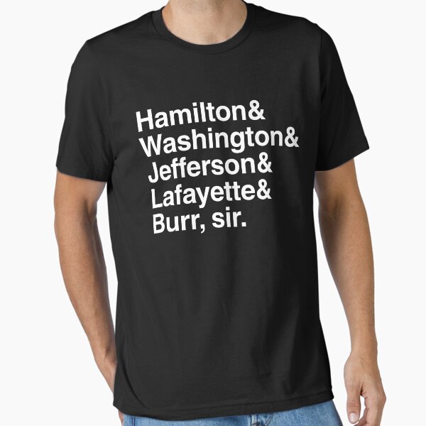Item preview, Hamilton- Hamilton & Washington & Jefferson & Lafayette & Burr, sir. designed and sold by NerdgasmsByKat.