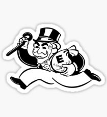 Herr FSociety (Black & White) Sticker