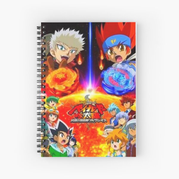 Beyblade Spiral Notebook For Sale By Creations7 Redbubble