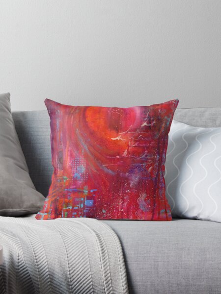 Depths of the Heart Throw Pillow