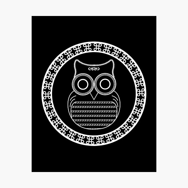 Item preview, Athenian Style Owl  designed and sold by mrtraz.