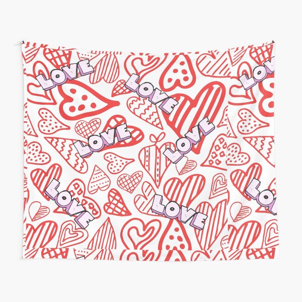 Item preview, Love - Many Red Hearts Pattern  designed and sold by silviaol.