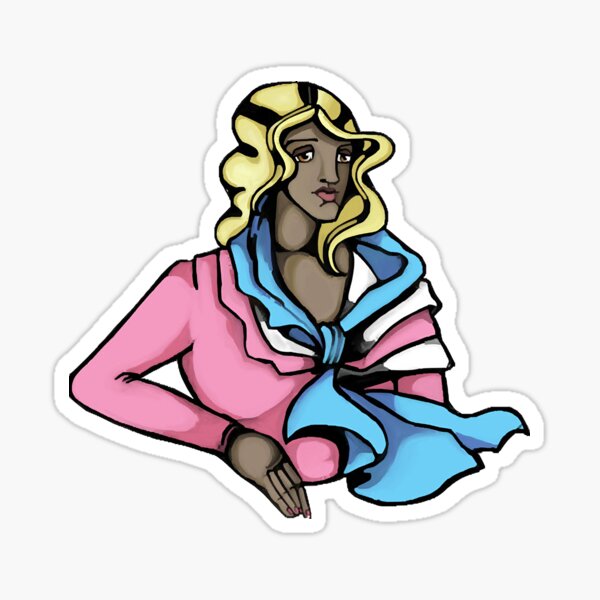 Item preview, Transgender pride deco portrait  designed and sold by ydinlosier.
