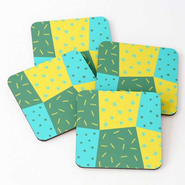 Item preview, Yellow And Green Modern Geometric Pattern designed and sold by LifeProApperal.