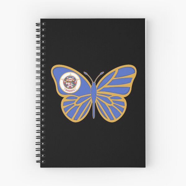 Item preview, State of Minnesota Flag Butterfly 2 designed and sold by Gsallicat.