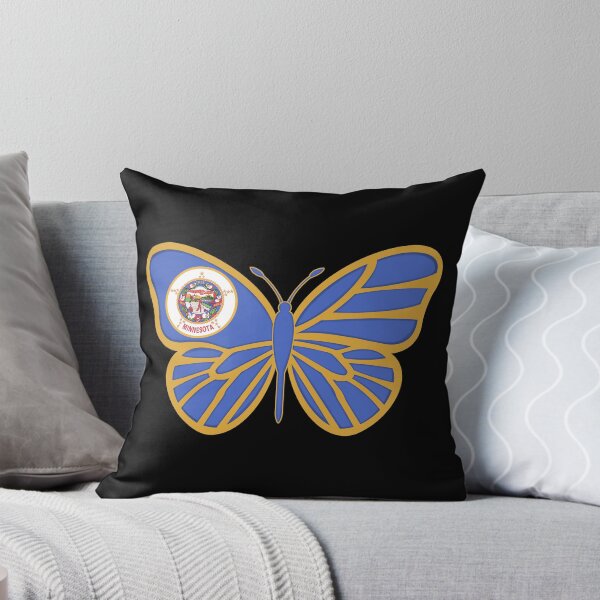 Item preview, State of Minnesota Flag Butterfly 2 designed and sold by Gsallicat.