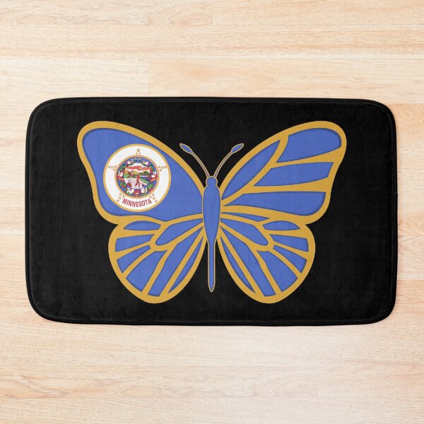 Item preview, State of Minnesota Flag Butterfly 2 designed and sold by Gsallicat.