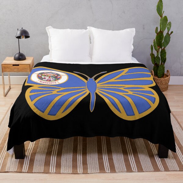 Item preview, State of Minnesota Flag Butterfly 2 designed and sold by Gsallicat.