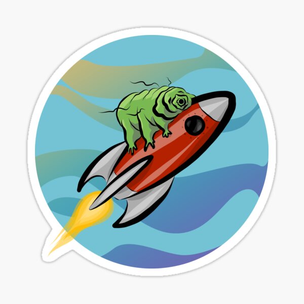 Space Tardigrade: Intrepid Explorer Sticker