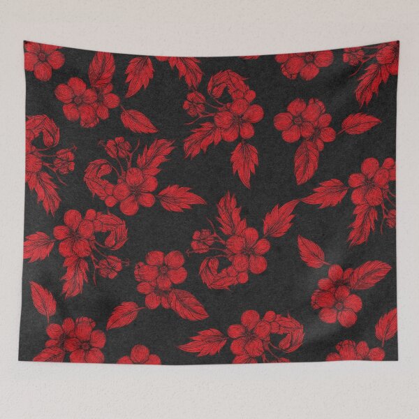 Item preview, Red Flowers 3 designed and sold by fakeface.