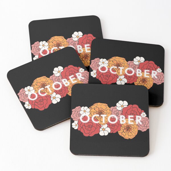 Item preview, October floral fall season  designed and sold by Fatamimosh.