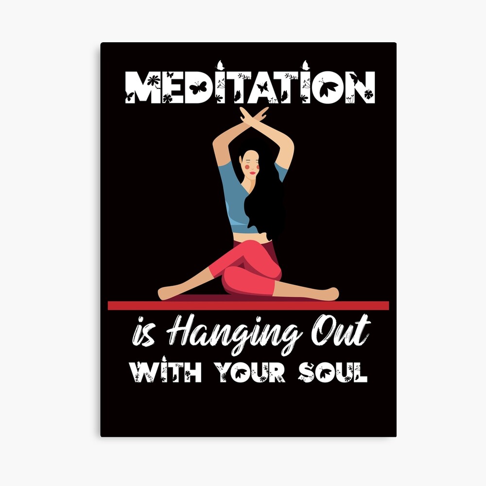 Yoga With Cloth Hanging