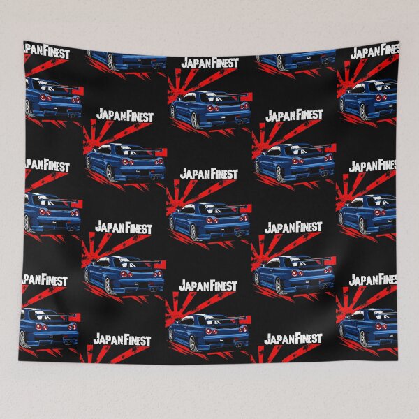 Item preview, Nissan Skyline R 34 Blue JDM  designed and sold by retschman.