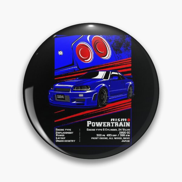 Item preview, Nissan Skyline GT R 34 Blue with rear light  designed and sold by rkotherr.