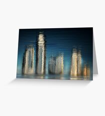 Golden Skyline © Vicki Ferrari Greeting Card