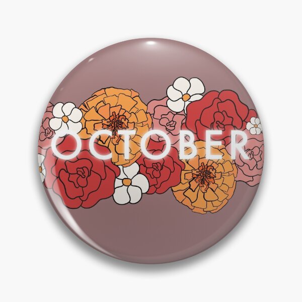 Item preview, October floral fall season - nude pink brownish  designed and sold by Fatamimosh.