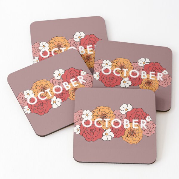 Item preview, October floral fall season - nude pink brownish  designed and sold by Fatamimosh.