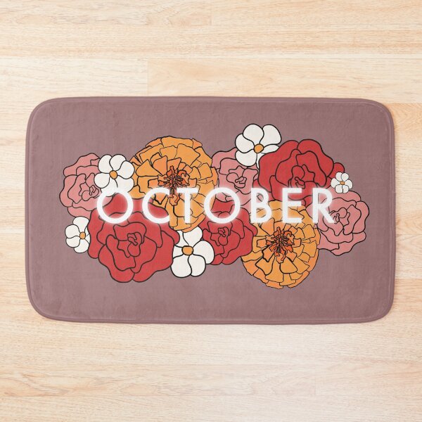 Item preview, October floral fall season - nude pink brownish  designed and sold by Fatamimosh.