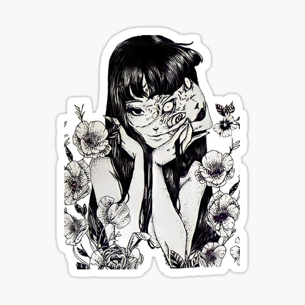 Tomie Junji Ito Art Unique Sticker