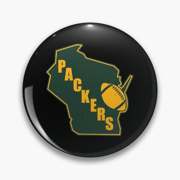 Item preview, Retro Style Green Bay Packers State Outline Design  designed and sold by TravianDu.