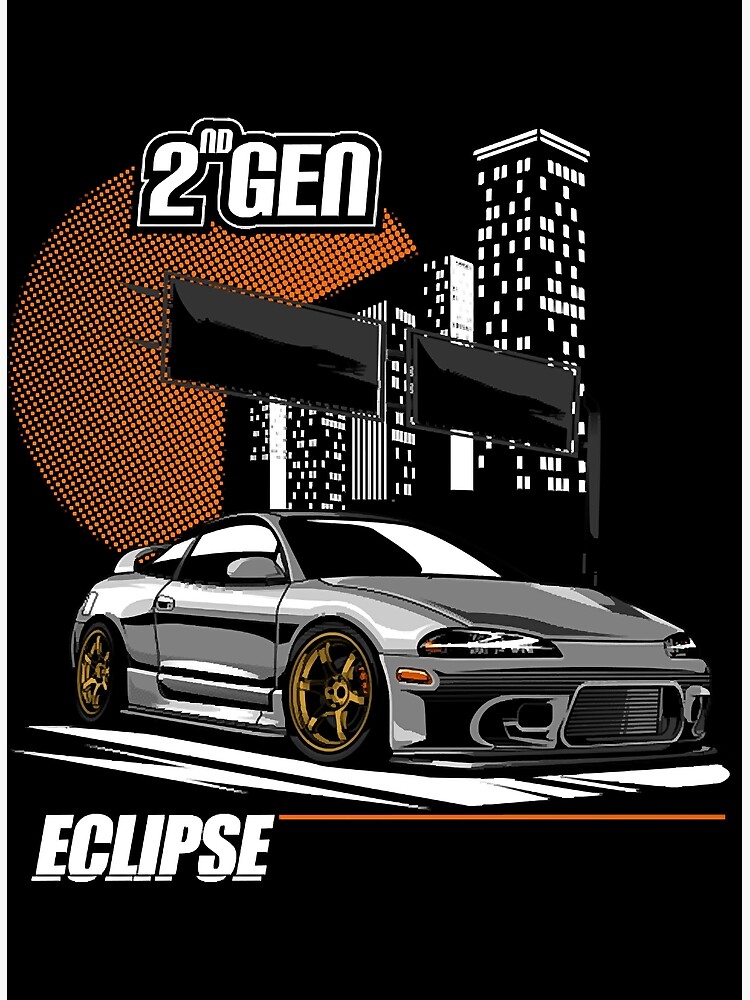 Disover Mitsubishi Eclipse Premium Matte Vertical Poster