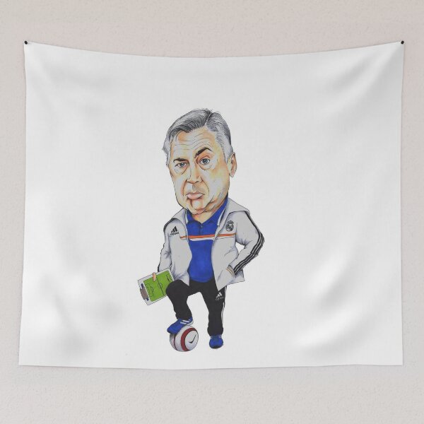 Item preview, Art Carlo Ancelotti Cartoon designed and sold by c0l0rart.