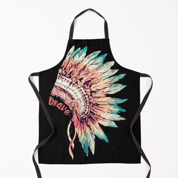 Item preview, Brave Native American War Bonnet Headdress designed and sold by dmbdana.