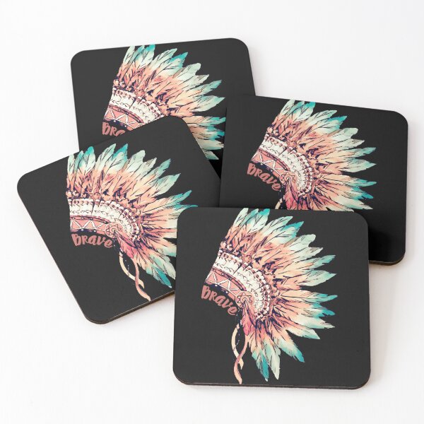 Item preview, Brave Native American War Bonnet Headdress designed and sold by dmbdana.