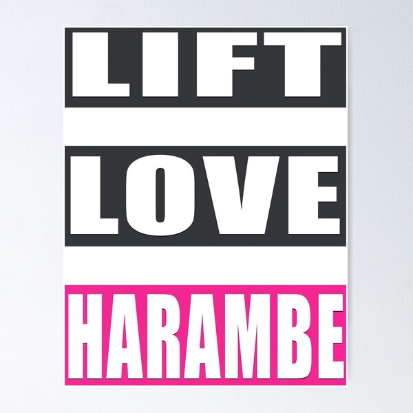Item preview, lift, love, harambe designed and sold by earlstevens.