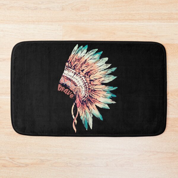 Item preview, Brave Native American War Bonnet Headdress designed and sold by dmbdana.