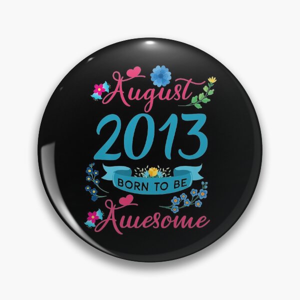 Item preview, 8th Birthday Floral  For Girls Born In August 2013 Premium  designed and sold by CuthbertShop.