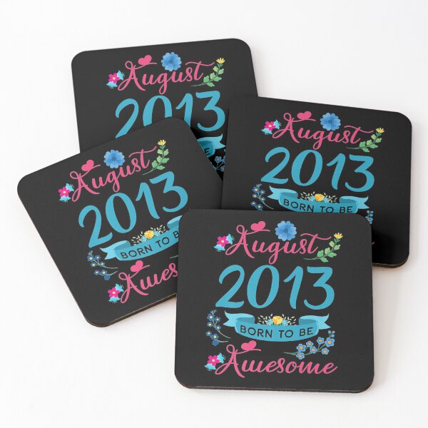 Item preview, 8th Birthday Floral  For Girls Born In August 2013 Premium  designed and sold by CuthbertShop.