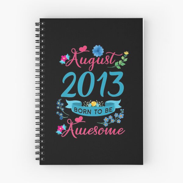 Item preview, 8th Birthday Floral  For Girls Born In August 2013 Premium  designed and sold by CuthbertShop.